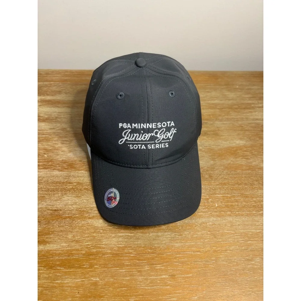 PGA Minnesota Junior Golf Sota Series‎ Baseball Cap Hat Gray Nylon Adult